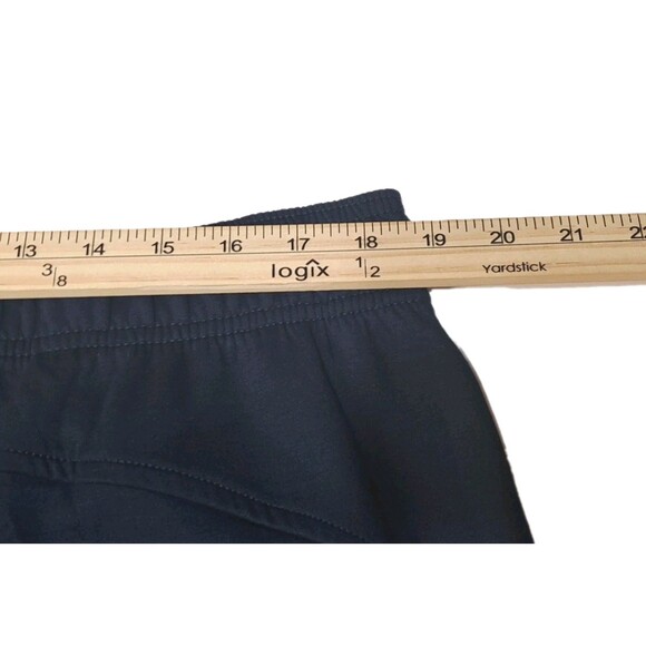 Training Shorts Mens Moisture Wicking Dark Navy Blue XL Drawstrings Zip Pockets - Picture 8 of 13